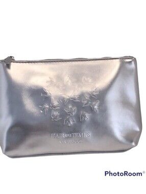 🌺 Nina Ricci Silver Cosmetic Bag